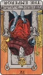 the emperor tarot card reversed