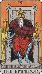the emperor tarot card upright