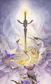 Ace of swords Shadowscapes tarot card upright