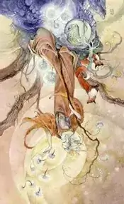 Eight of Wands Shadowscapes tarot card reversed