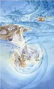 Five of cups Shadowscapes tarot card reversed