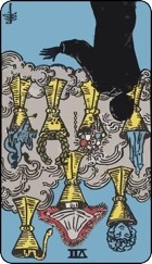 Seven of cups tarot card reversed