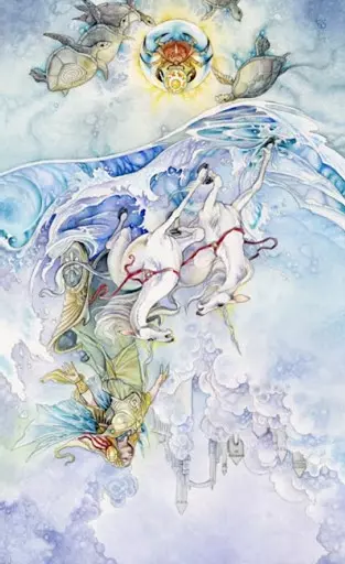 The Chariot Shadowscapes tarot card reversed