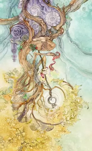 The Hierophant Shadowscapes tarot card reversed