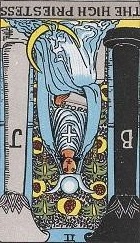 the high priestess tarot card reversed