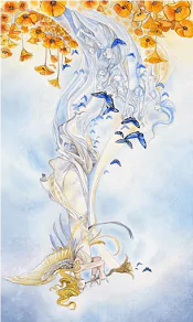 The Judgement Shadowscapes tarot card reversed