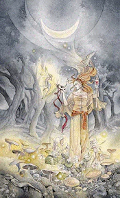The Moon Shadowscapes tarot card upright